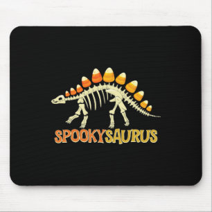 Tapis De Souris Spookysaurus Bonbons Maïs Dinosaure Squelette Joye