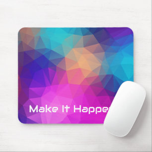 Tapis de souris sport personnalisé avec citation a