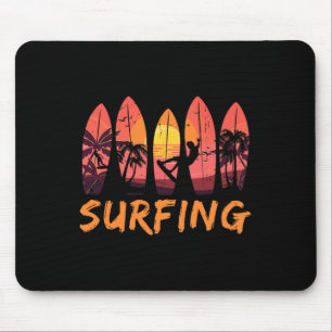 Tapis De Souris Sports de surf océanique - Planche de surf Vagues