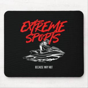 Tapis De Souris Sports d'eau extrêmes moto aquatique jetski skieur