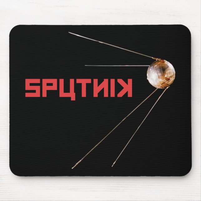 Tapis De Souris SPUTNIK - espace/science/technologie/astronomie (Devant)