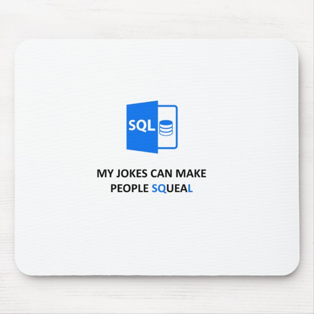 Tapis De Souris SQL Developer Work Mousepad (Devant)