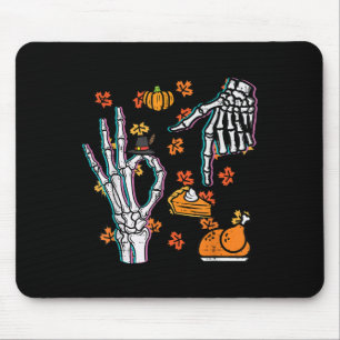 Tapis De Souris Squelette 67 Mème Drôle de Thanksgiving 6 7 Garçon