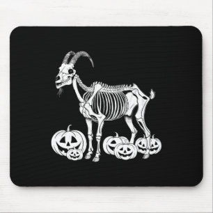 Tapis De Souris Squelette de chèvre Anniversaire Halloween Hommes