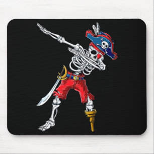 Tapis De Souris Squelette de pirate Dabbing