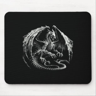 Tapis De Souris Squelette Mythique Dragon Respirer Imaginaire de f