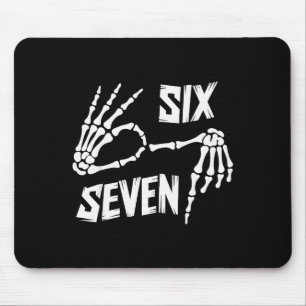 Tapis De Souris Squelette Six Sept 6 7 Mème Mains Signe 