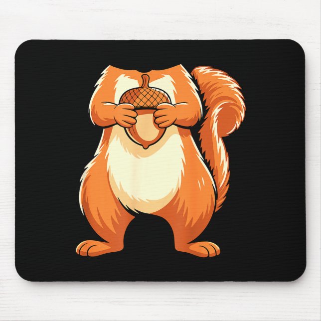 Tapis De Souris Squirrel Shirt Adult Men Women Kids Body Squirrel  (Devant)