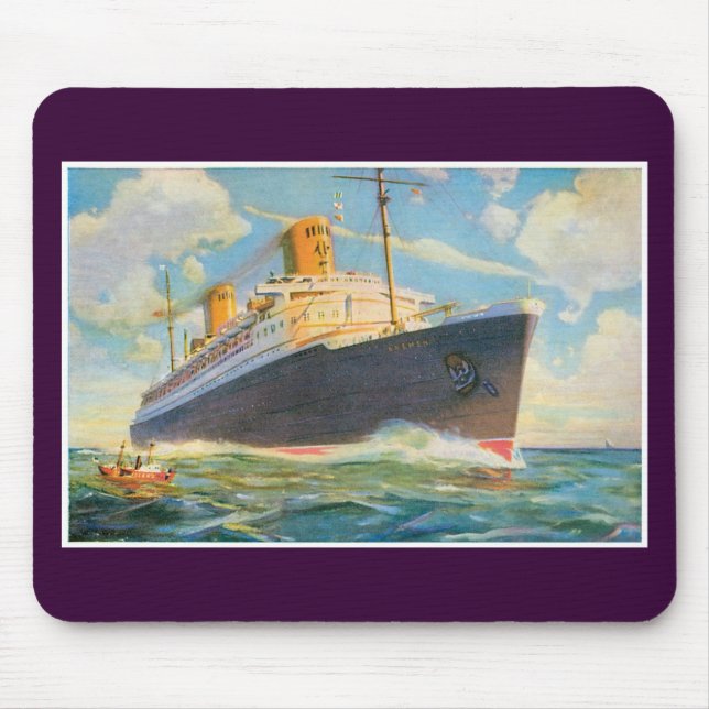Tapis De Souris SS Brême en mer (Devant)