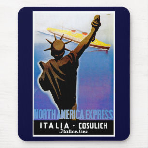 Tapis De Souris ss Rex en passant Statue de la Liberté