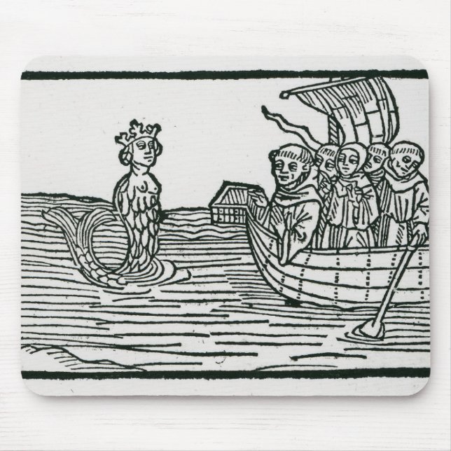 Tapis De Souris St Brendan et la sirène (Devant)