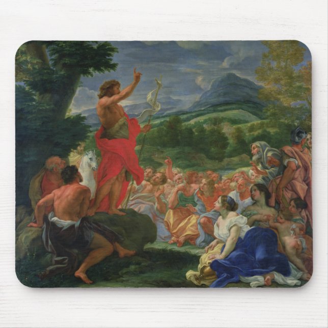 Tapis De Souris St John la prédication de baptiste, peinte avant (Devant)