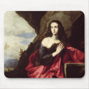 Tapis De Souris St Mary Magdalene ou St Thais dans le désert