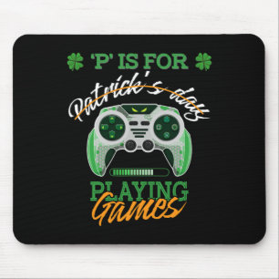 Tapis De Souris St Patrick Day Irish Kids Gamer P Est Pour Jouer V