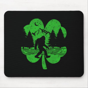 Tapis De Souris St Patricks Day Bigfoot Irlandais Sasquatch Saint