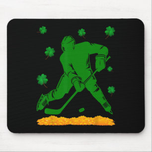 Tapis De Souris St Patricks Day Trèfle à quatre feuilles - Chanceu