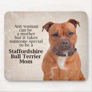 Tapis De Souris Staffie Maman Mousepad