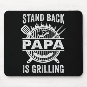 Tapis De Souris Stand Ck Papa fait griller Funny Bbq Fête des Père