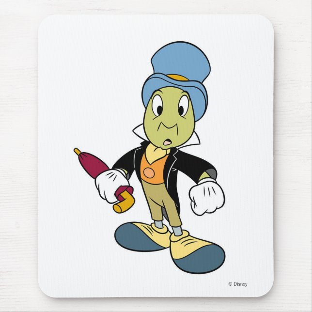 Tapis De Souris Stand de cricket Disney Pinocchio Jiminy (Devant)