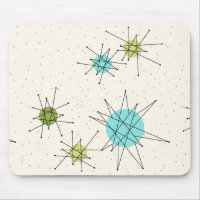 Starbursts atomique iconique Mousepad