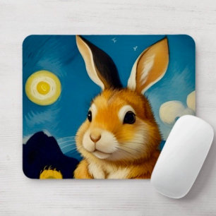 Tapis De Souris Starry Bunny Mousepad