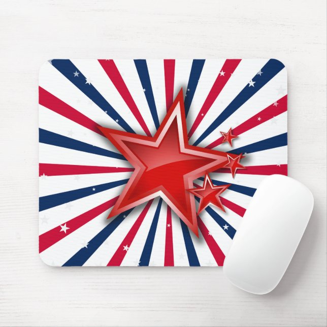 Tapis De Souris Stars 'n Stripes Freedom (Avec souris)
