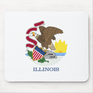 Tapis De Souris State Flag of Illinois