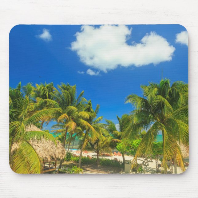 Tapis De Souris Station balnéaire tropicale, Belize (Devant)