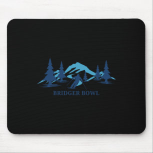 Tapis De Souris Station de ski Bridger Bowl Montana Ski