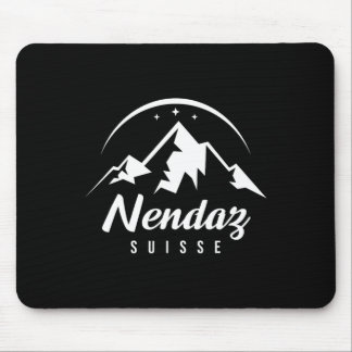 Tapis De Souris Station de ski Nendaz Suisse Ski Snowboard