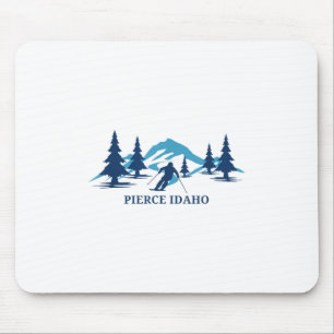 Tapis De Souris Station de ski Pierce Idaho Ski _1
