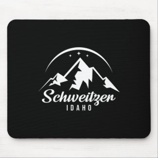 Tapis De Souris Station de ski Schweitzer Idaho Ski Snowboard 