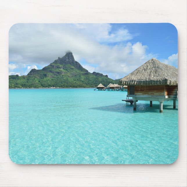 Tapis De Souris Station de vacances d'Overwater sur le mousepad de (Devant)