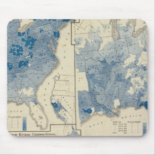 Tapis De Souris Statistiques de l'état civil, recensement des État