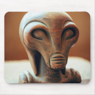 Tapis De Souris Statue de l'Alien antique