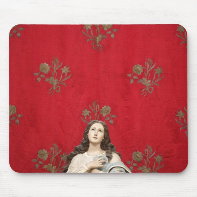 Tapis De Souris Statue de Vierge dans une église de Spaccanapoli, (Devant)