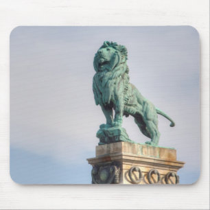 Tapis De Souris Statue du lion bronze