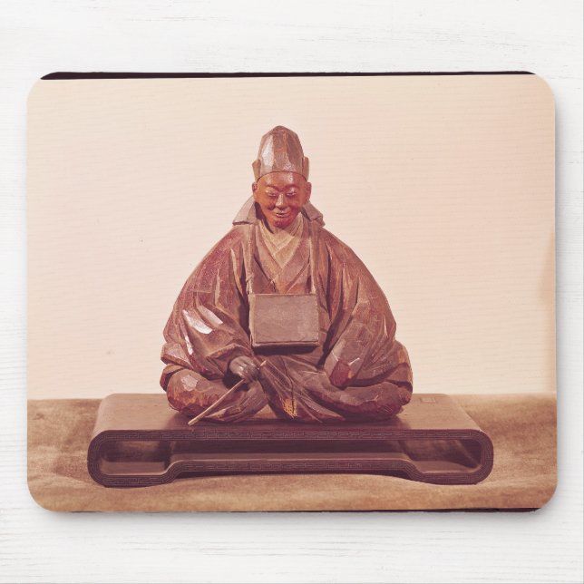 Tapis De Souris Statue posée de la période de Basho Edo (Devant)