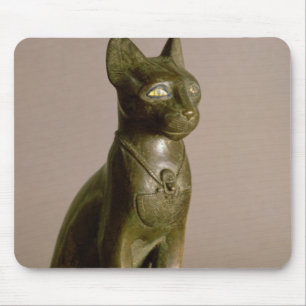 Tapis De Souris Statuette d'un chat représentant la déesse Baste
