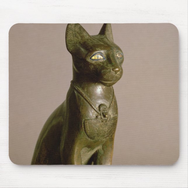 Tapis De Souris Statuette d'un chat représentant la déesse Bastet (Devant)