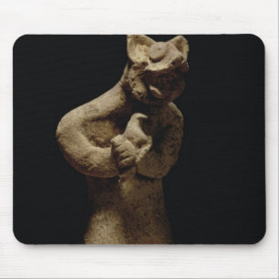 Tapis De Souris Statuette d'un démon Lion-Dirigé, Mésopotamie, c.5