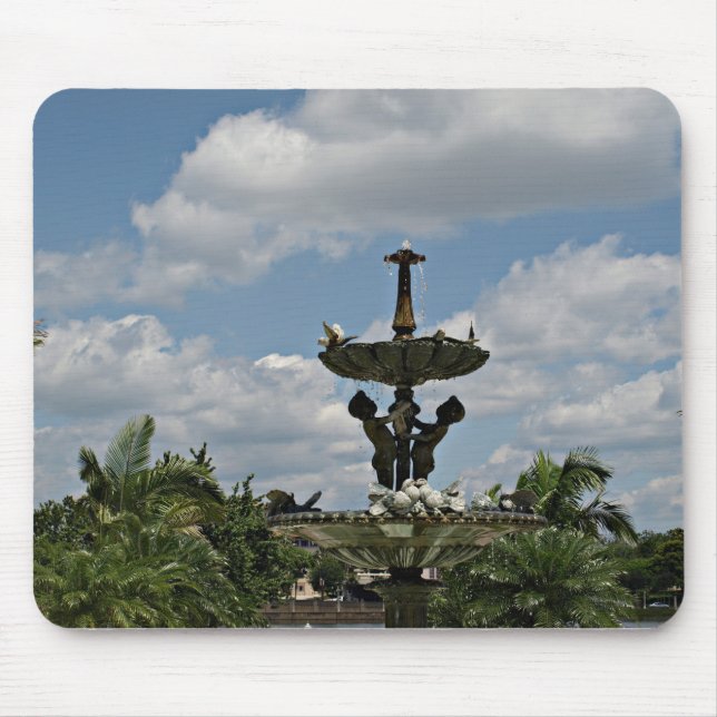 Tapis De Souris Statut en Hollis Gardens (Devant)
