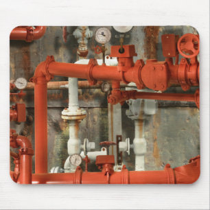 Tapis De Souris Steampunk - Red pipe headache