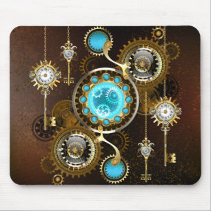 Tapis De Souris Steampunk Rusty Background