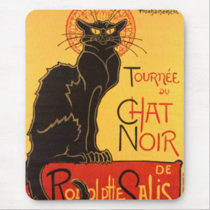 Tapis De Souris Steinlen : Conversation Noir