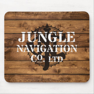 Tapis De Souris Stencil du cours de la rivière Jungle