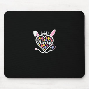Tapis De Souris Stethoscope Coeur Terre Infirmière Grotte de Pâque