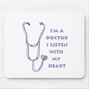 Tapis De Souris Stéthoscope Médecin du cœur