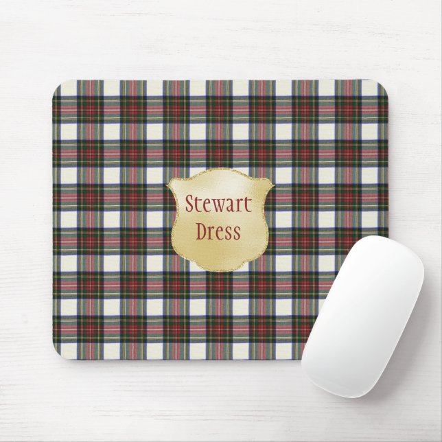 Tapis De Souris Stewart Dress Modern Original Tartan écossais (Avec souris)