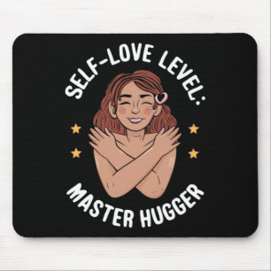 Tapis De Souris Sticker Hugger Master Niveau d'amour personnel